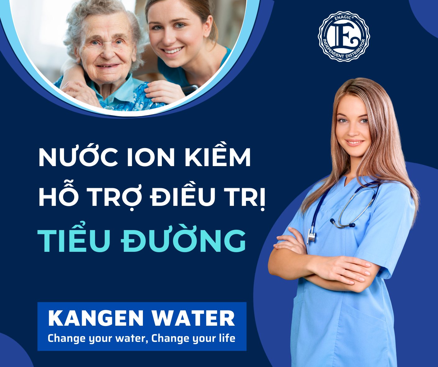 Nước ion kiềm hỗ trợ điều trị tiểu đường
